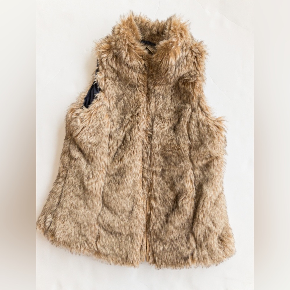 Zara size 5/6 fur vest